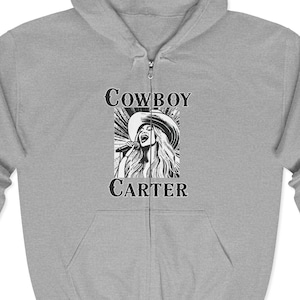 Cowboy Carter, Music, Country, Zip, Hooded Sweatshirt, Unisex