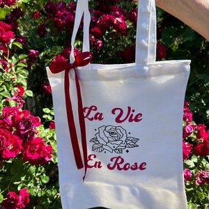 La vida en rosa Bolsa de tela