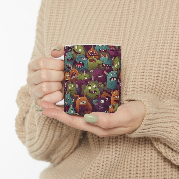 Ceramic Mug Goofy monsters style  (11oz)