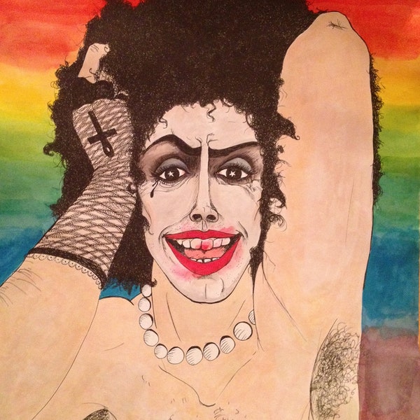 Rocky Horror "The Ecstasy of Frank-N-Furter" Rainbow original Abbildung