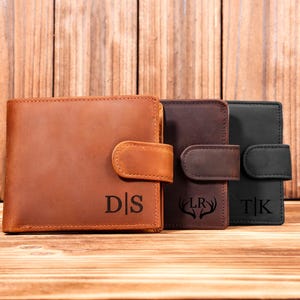 Cartera personalizada, cartera para hombre, cartera grabada, cartera para padrinos de boda, cartera de cuero, cartera personalizada, regalo para novio, regalo para él