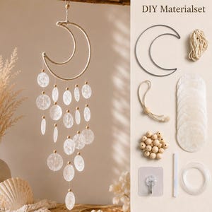 DIY windgong knutselset · Schelpenwindgong · Knutselpakket · Boho decoratie · DIY cadeau · Creatieve set