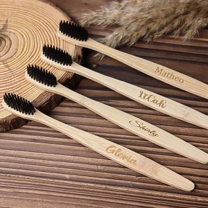 Customized name wooden toothbrush\Personalized custom toothbrush\Eco friendly travel toothbrush/Dental gift/Unique wedding gift/Family gift