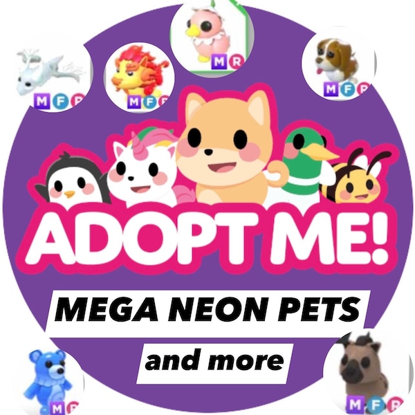 Adopt Me Mega Neon huisdieren BUNDEL