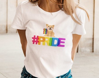 Stolz T-Shirt, LGBTQ+ Gleichheit Shirt, lebendiges Regenbogen T-Shirt, Ally Pride Shirt, inklusive LGBTQ+ Community Shirt, Stand Proudly Shirt