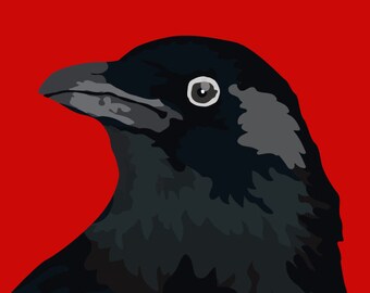 Crow head