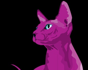 Purple Sphynx