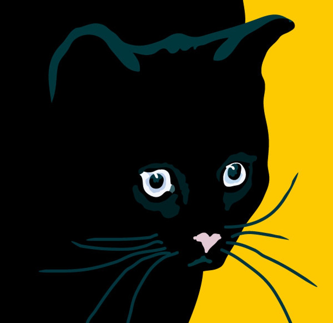 Black Cat - Etsy
