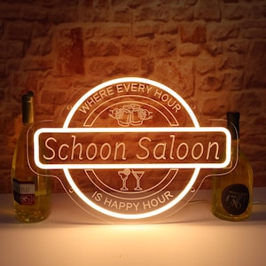 Personalisierte Bar Leuchtreklame: Whisky Cocktail Lounge Decor