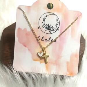 Heart & Cross necklace
