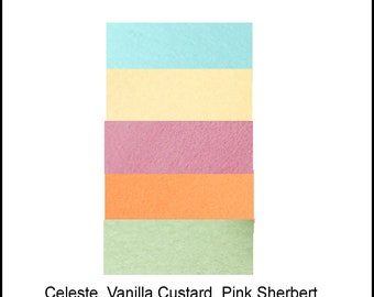 Pure Wool Felt - EXTRA LARGE 30cm x 25cm  (9.8" x 11 3/4")  - Vintage Spring - Australian Merino Wool - Felt Supplies - Natural Felt Sheets