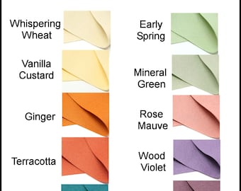 Pure Wool Felt -EXTRA LARGE 30cm x 25cm  (9.8" x 11 3/4")  - Australian Merino Wool - Choose your own color  - 1 square