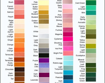 Pure laine feutre - Laine mérinos australienne - Choisissez votre propre couleur - 1/2 feuille de 15 cm x 25 cm