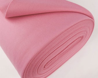 Pure Wool Felt - Pink sherbert - 1mm thick - 9cm x 180cm approx - Australian Merino Wool - craft felt - waldorf steiner felt