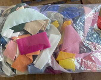 Scrap pieces of Pure Wool Felt - Felt offcuts - Australian Premium Pure Wool Felt - Trusted Australian Seller