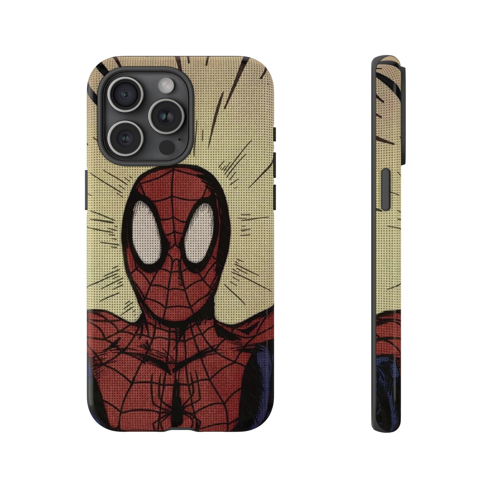 Vintage Comic Style Spider-man Phone Case , Retro Comic Book Aesthetic ...