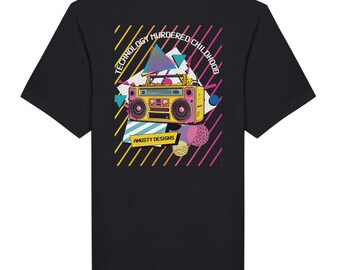 Camiseta de cuello redondo infantil de los años 90