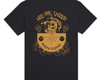 Camiseta unisex con cuello redondo "Eres suficiente"