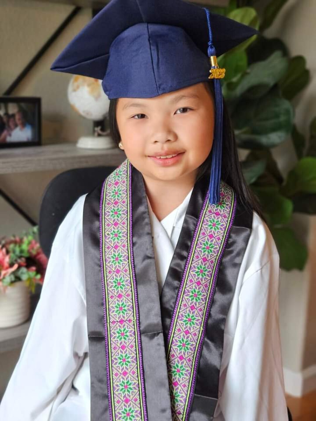 Hmong Graduation Stole for Kids Etsy