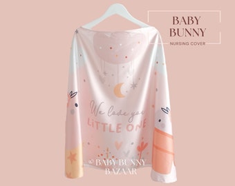 Breathable Nursing Cover 100% silk-Baby Bunny