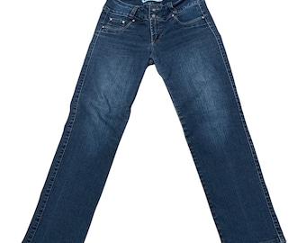 Y2K Alberto VO5 Jeans Denim Blue Womens 12 Straight leg Colombiandenim