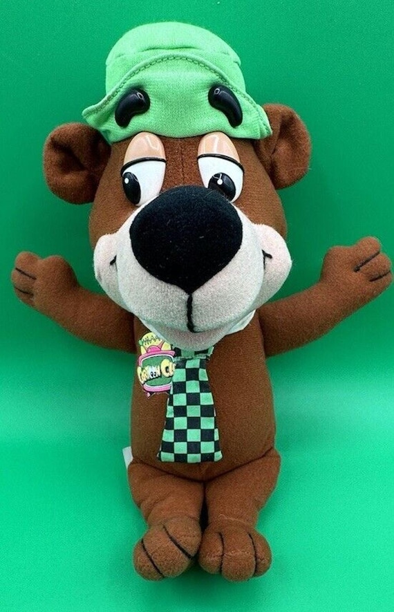 Peluche vintage de 1993 del oso Yogi Hanna Barbera de Mattel