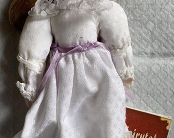 Vintage sprookjespoppen Assepoester porseleinen pop met originele doos