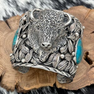 Jake Francosa San Felipe Old Kingman Turquoise Sterling Silver Ring Jake Francosa San Felipe Old Kingman Turquoise Sterling Silver Ring