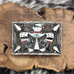 Vintage Thunderbird Sterling Belt Buckle - Etsy