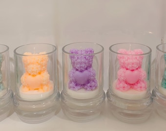 Bear Candle in Jar, Decorative Candle