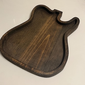 Guitar tray. Designed by a 14 year old woodworker.