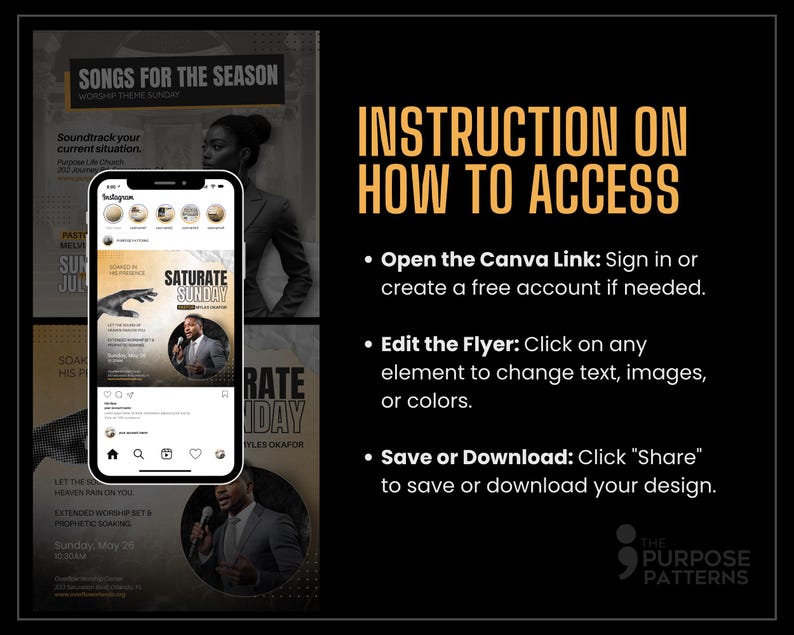 25-in-1 Church Flyer Bundle | Customizable Canva Templates | Church Service Launch Promo Graphics