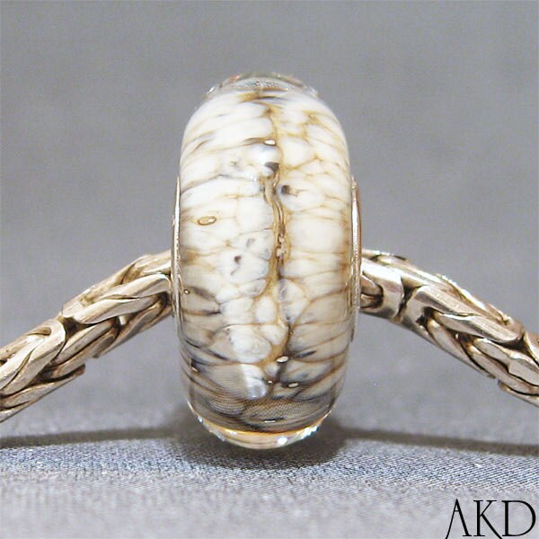 Handmade Bracelet Bead Lampwork European Charm Moth Wing