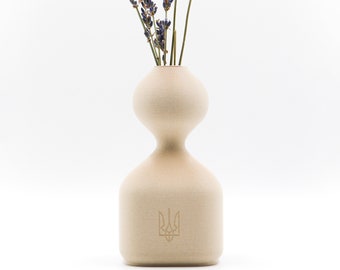 Collezione Kindavase Single Bishop - Set di vasi per fiori secchi, stampato in 3D con materiali sostenibili