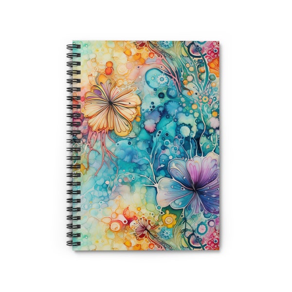 Spring Surprises - Spiral Notebook, Ruled Lines Journal, Stationary Gift, Durable Cover, Size 6x8 Inches, Colorful
