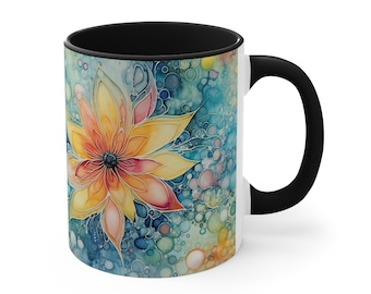 Meadow Medley - Coffee Mug, Tea Cup, 11oz or 15oz - ORCA Coating - Microwave & Dishwasher Safe - Spring Egg Eggs, Easter Gift for Her