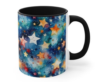 Twinkle Twilight - Coffee Mug, Tea Cup, 11oz or 15oz - ORCA Coating - Microwave & Dishwasher Safe - Star Stars Unique Special Gift