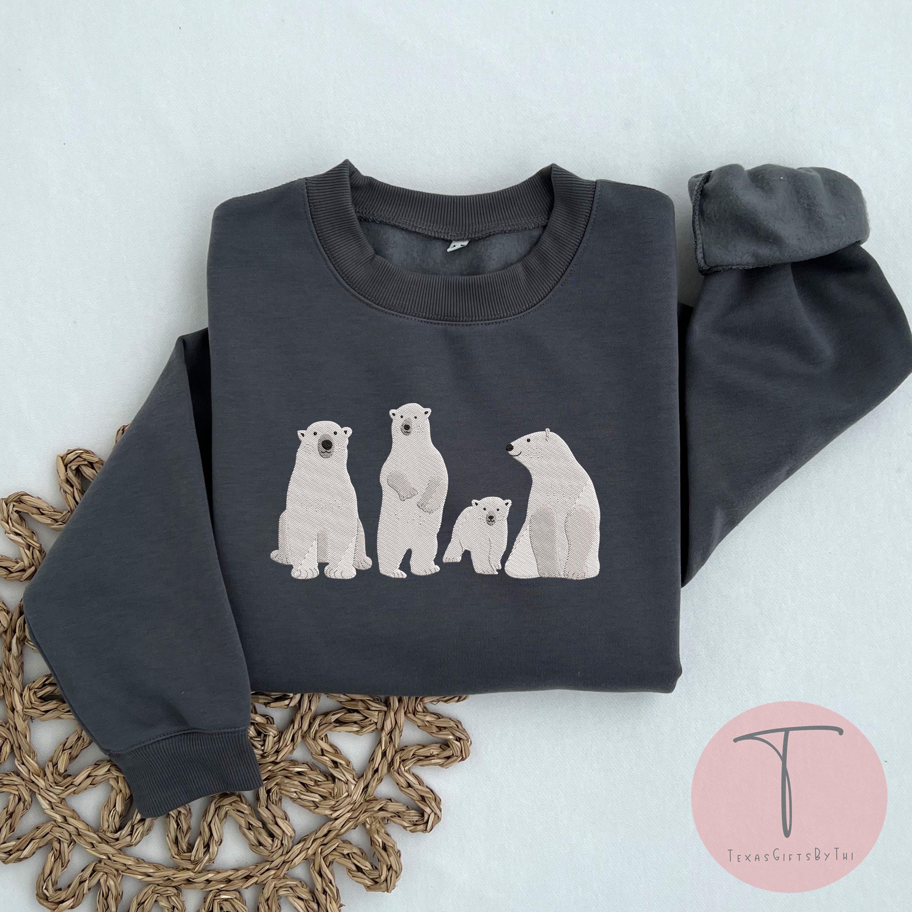 Polar Bear Sweater - Etsy