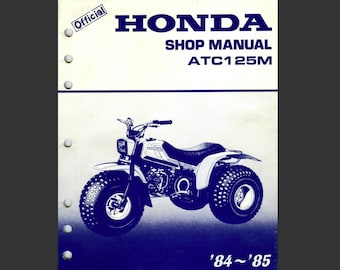 1983 1984 1985 Honda ATC 200X Repair Workshop Service Manual