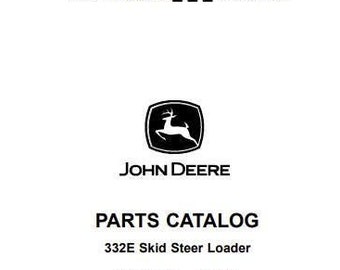 332E Skid Steer Loader Parts Catalog PC11187 Pdf Download