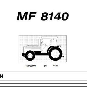 MF 8140 PARTS Catalog Massey Ferguson PDF
