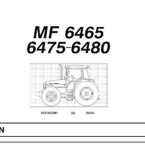 MF 6465 6475 6480 PARTS Catalog Massey Ferguson PDF