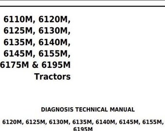 John Deere 6110M  6120M  6130M  6135M  6140M  6145M Tractor DIAGNOSIS Manual Pdf Download