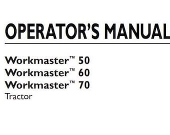 New Holland WorkMaster 50, 60, 70 Tractors Operators and Maintenance Manual PDF Download