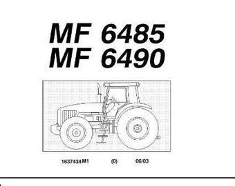 MF 6485 6490 PARTS Catalog Massey Ferguson PDF