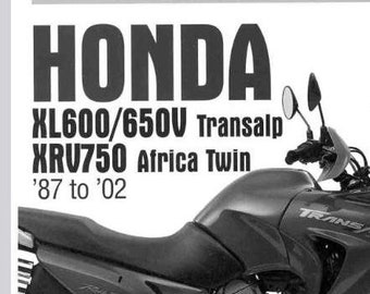 HONDA Africa Twin 750サービスマニュアル Honda XL600 650V Transalp XRV750 Africa Twin_87-02 Service Repair