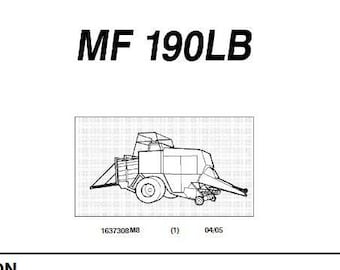 MF 190LB PARTS Catalog Massey Ferguson PDF