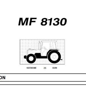 MF 8130 PARTS Catalog Massey Ferguson PDF