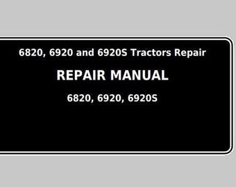 John Deere 6820 6920 6920S Tractor Service Repair Technical Pdf Download