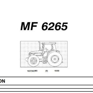 MF 6265 PARTS Catalog Massey Ferguson PDF